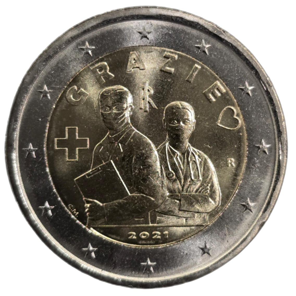 2 euros conmemorativa Profesiones Sanitarias